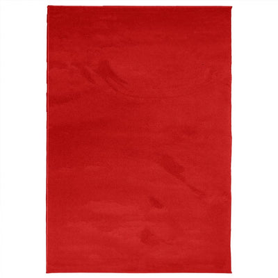 Rug OVIEDO Short Pile Red 300x400 cm