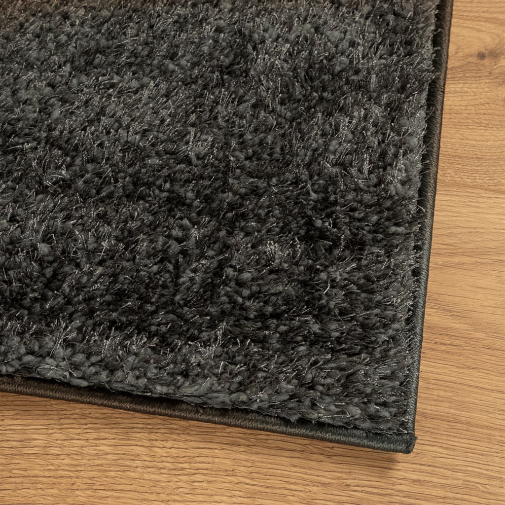 vidaXL Rug ISTAN High Pile Shiny Look Anthracite 100x200 cm 4