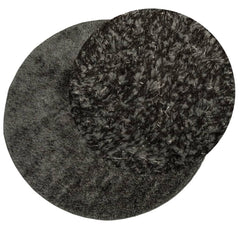 vidaXL Rug ISTAN High Pile Shiny Look Anthracite Ø 160 cm 3