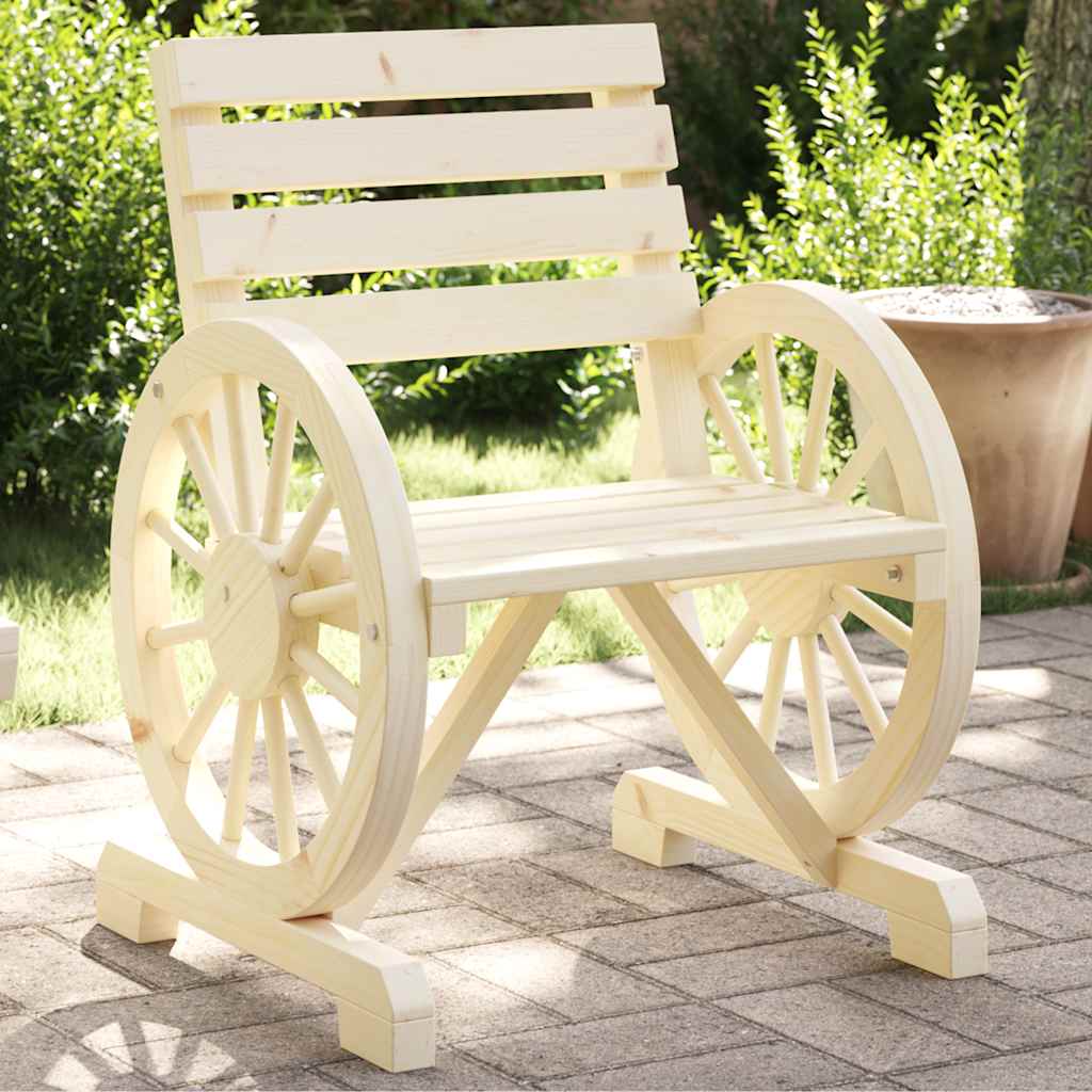 Garden Chairs 4 pcs Solid Wood Fir Brown