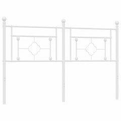 vidaXL Metal Replace Headboard White 160 cm 5