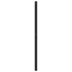 vidaXL Metal Replace Headboard Black 160 cm 5