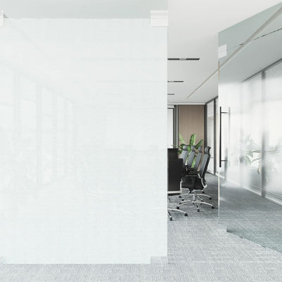 Window Films 3 pcs Static Frosted Transparent White PVC