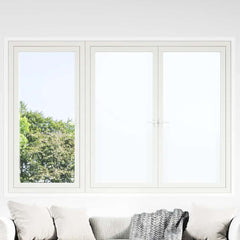 Window Films 3 pcs Static PVC Frosted White 60 cm 100 m