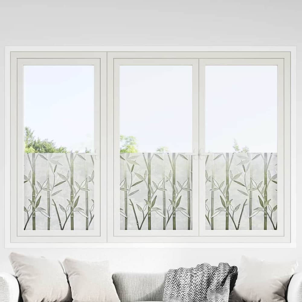 Window Films 4 pcs Pattern PVC Length 20 m Frosted bamboo 60 cm