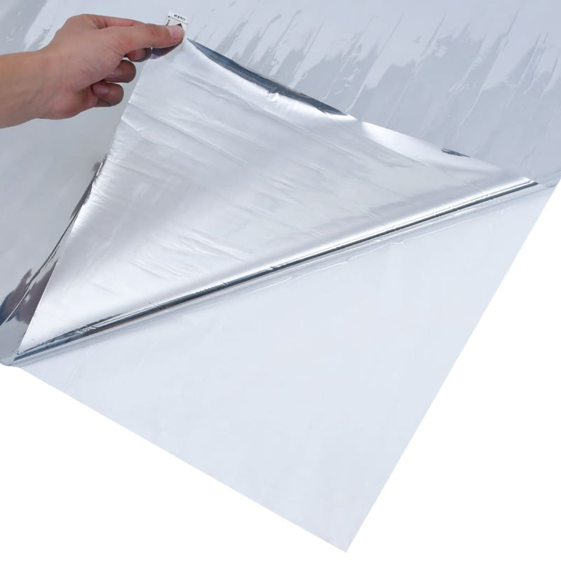 Solar Films 5 pcs Static Reflective Effect Silver PVC