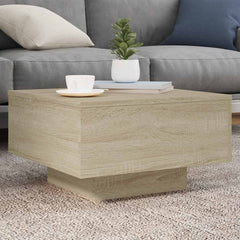 vidaXL Coffee Table Sonoma Oak 55x55x31 cm Engineered Wood 1