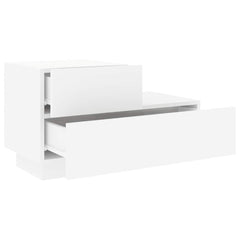 vidaXL Bedside Cabinet | White | Engineered wood | Medium | Bedside Cabinet 6