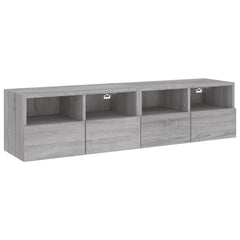 vidaXL TV Wall Cabinets 2 pcs Grey Sonoma 60x30x30 cm Engineered Wood 2