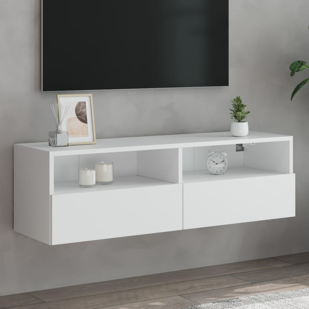 vidaXL TV Wall Cabinet 100x30x30 cm Engineered Wood