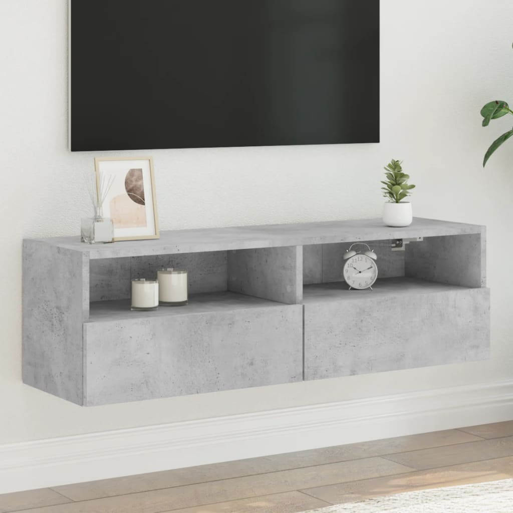 vidaXL TV Wall Cabinet 100x30x30 cm Engineered Wood