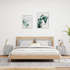 vidaXL TV Wall Cabinets 2 pcs Concrete Grey 40.5x30x40 cm Engineered Wood 3