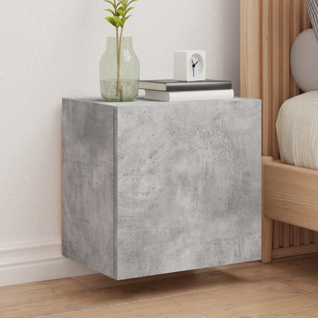 vidaXL TV Wall Cabinets 2 pcs Concrete Grey 40.5x30x40 cm Engineered Wood 1