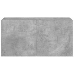 vidaXL TV Cabinet Wall-mounted Concrete Grey 80x30x41 cm 6