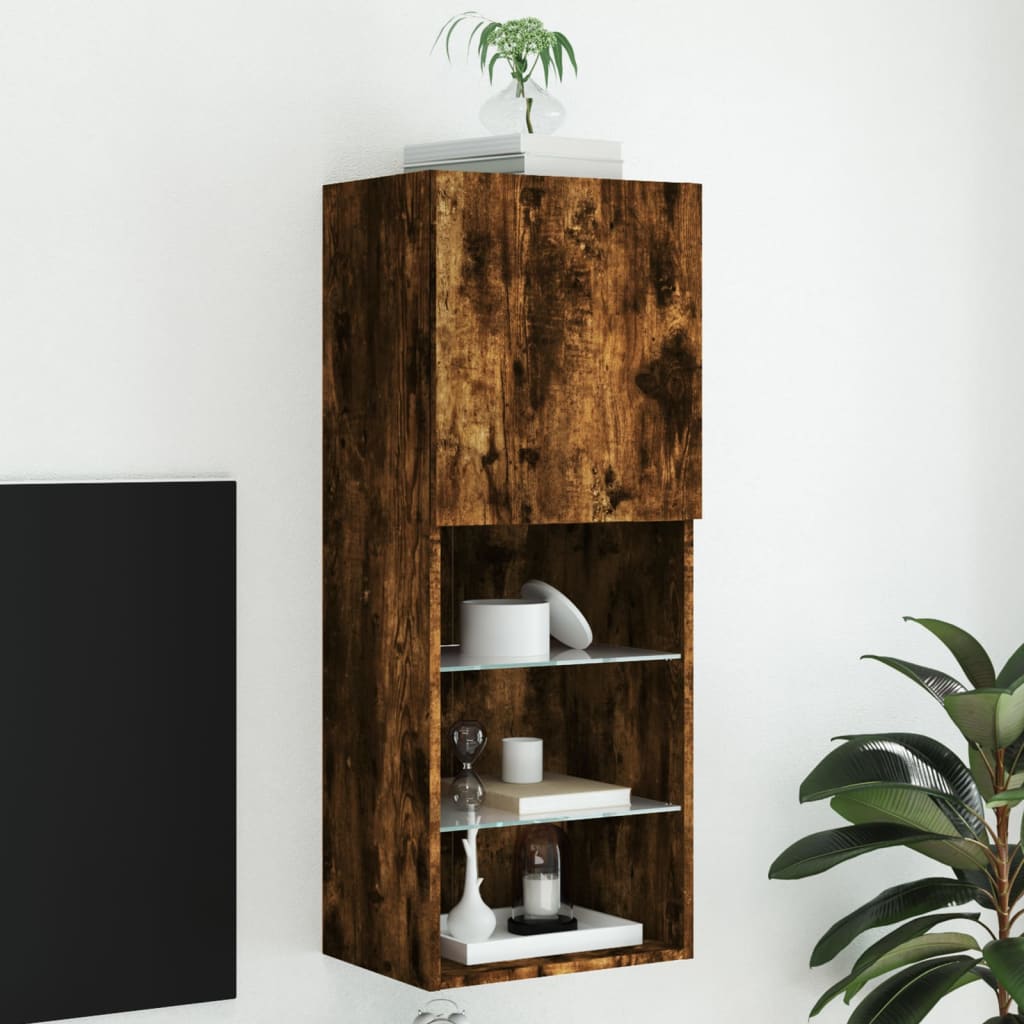 vidaXL TV Cabinet with LED Lights 40.5x30x102 cm