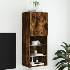 vidaXL TV Cabinet with LED Lights 40.5x30x102 cm
