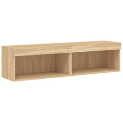 vidaXL TV Cabinets with LED Lights 2 pcs Sonoma Oak 60x30x30 cm 2