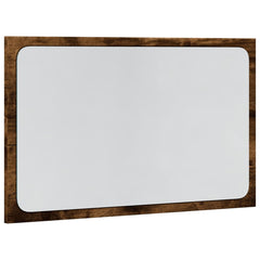 vidaXL LED Bathroom Mirror Sonoma Oak 60x8.5x38 cm Engineered Wood 3