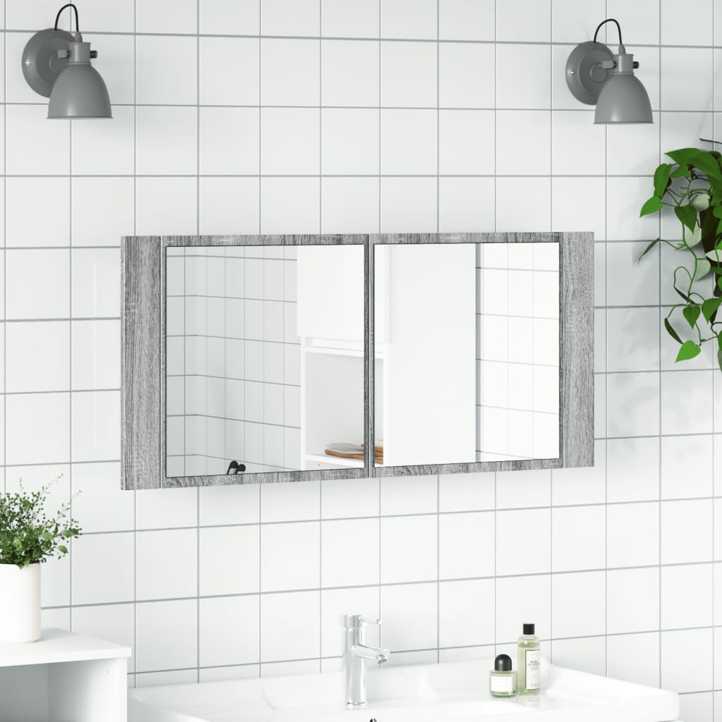LED Bathroom Mirror Cabinet