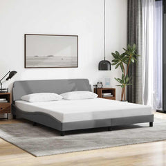 Bed Frame Dover Fabric Light grey