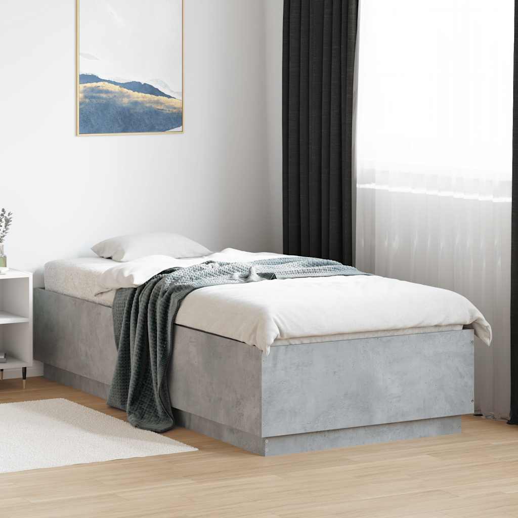 vidaXL Bed Frame without Mattress 100x200 cm Length 200 cm Width 100 cm