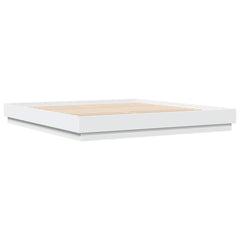 Bed Frame without Mattress 180x200 cm White