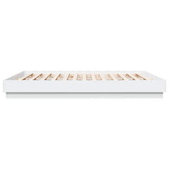 Bed Frame without Mattress 180x200 cm White