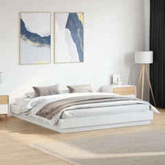 Bed Frame without Mattress White