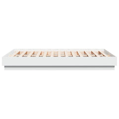 Bed Frame without Mattress 120x190 cm White