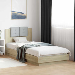 Bed Frame without Mattress 90x200 cm Sonoma oak