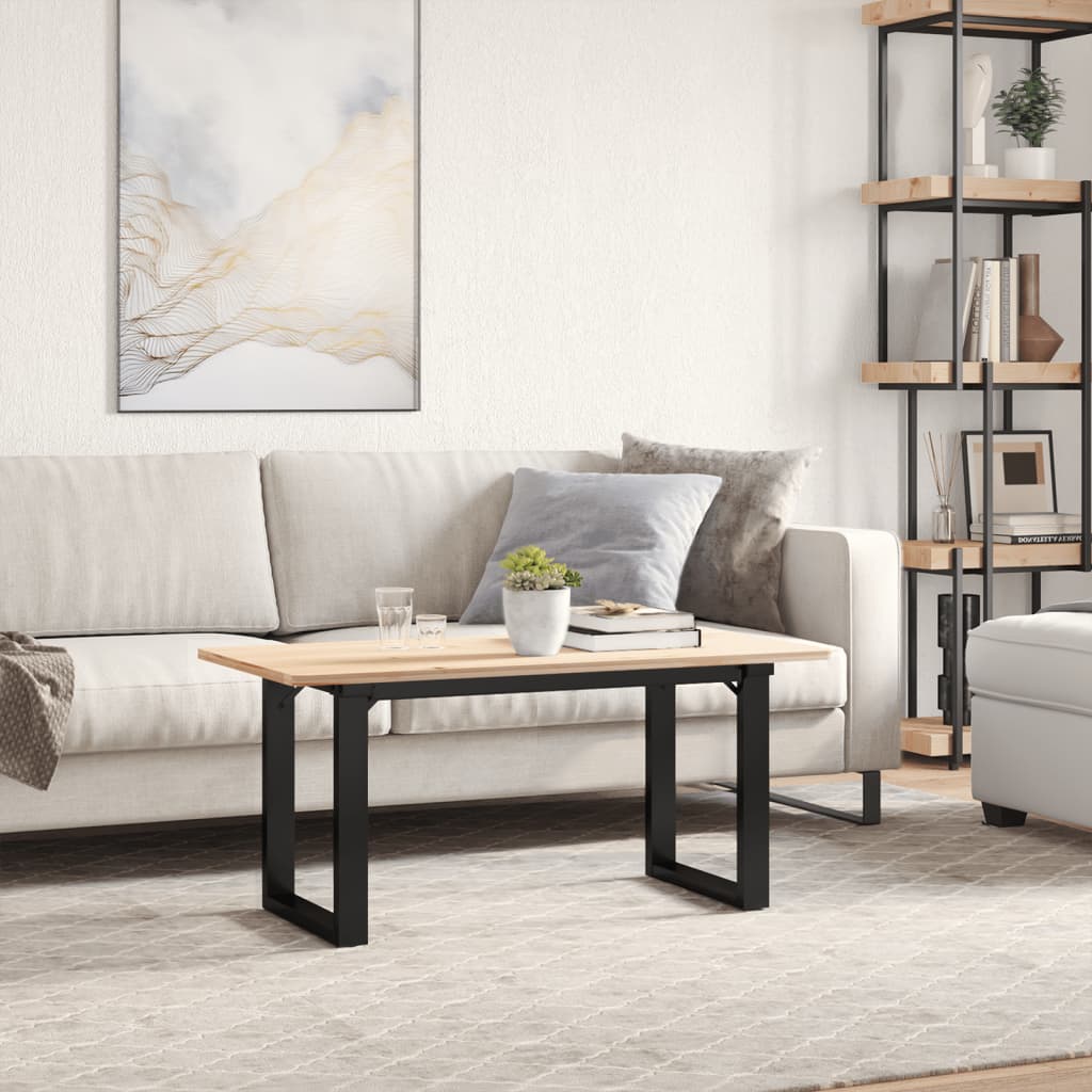 vidaXL Coffee Table Legs O-Frame 70x30x43 cm Steel 3