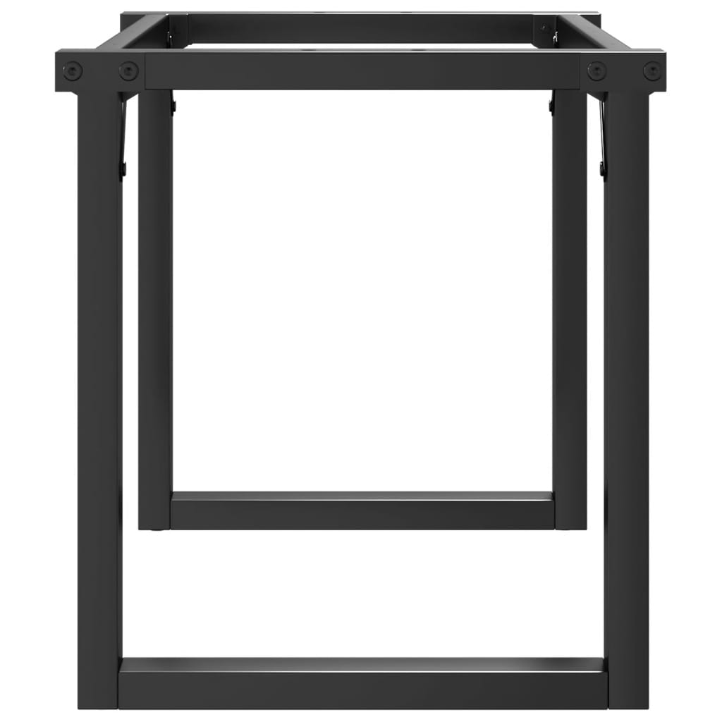 vidaXL Coffee Table Legs O-Frame 70x30x43 cm Steel 5