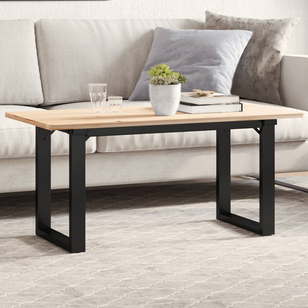 vidaXL Coffee Table Legs O-Frame 70x30x43 cm Steel 1