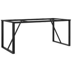 vidaXL Dining Table Legs O-Frame 160x80x73 cm Steel 2