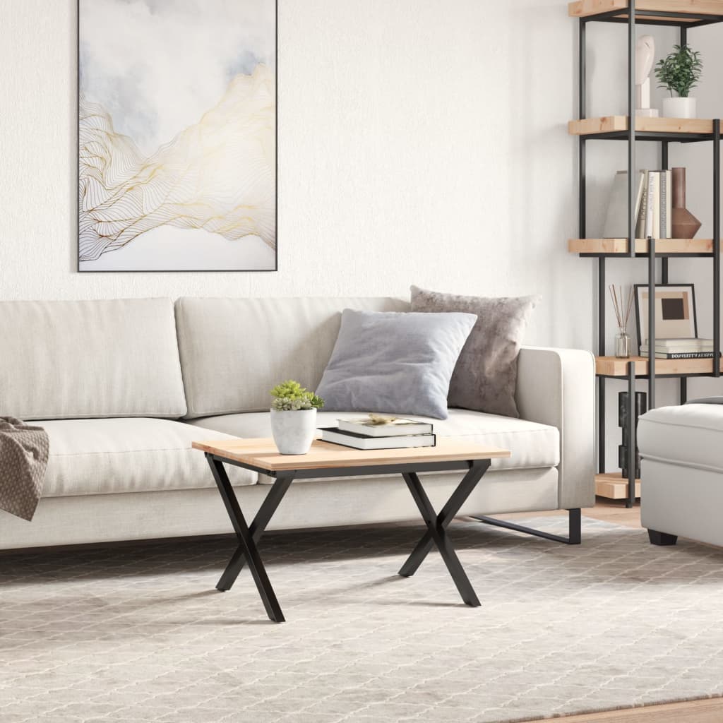 vidaXL Coffee Table Legs X-Frame 60x40x38 cm Steel 3