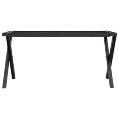 vidaXL Coffee Table Legs X-Frame 80x40x43 cm Steel 4