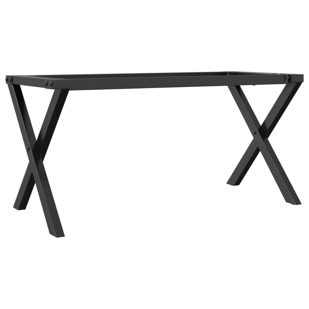 vidaXL Coffee Table Legs X-Frame 90x30x43 cm Steel 2