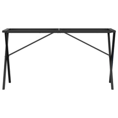 vidaXL Dining Table Legs X-Frame 140x60x73 cm Steel 4