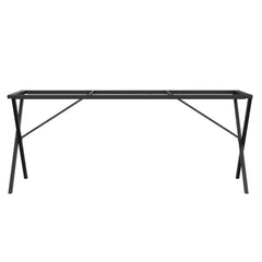 vidaXL Dining Table Legs X-Frame 160x80x73 cm Steel 4
