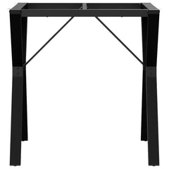 vidaXL Dining Table Legs Y-Frame 70x70x73 cm Steel 4