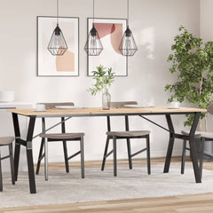 vidaXL Dining Table Legs Y-Frame 180x80x73 cm Steel 1