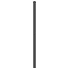 vidaXL Metal Replace Headboard Black 200 cm 4