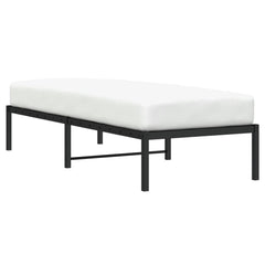 vidaXL Metal Bed Frame without Mattress Black 80x200cm 3