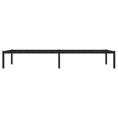 vidaXL Metal Bed Frame without Mattress Black 90x200cm 6