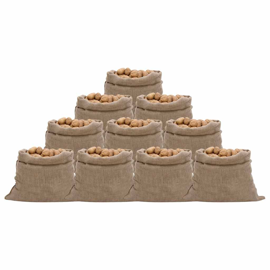 Jute Sacks 100% Jute 220 gsm 100 cm 110 cm 10