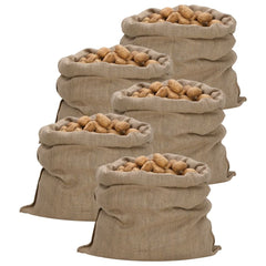 vidaXL Jute Sacks 5 pcs 100x110 cm 100% Jute 340 gsm 1