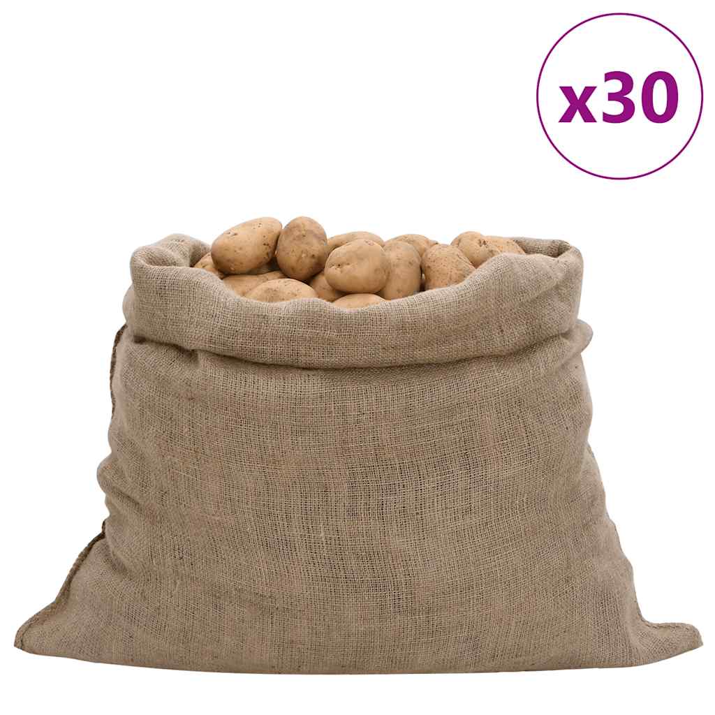 Jute Sacks 100% Jute 220 gsm 100 cm 110 cm 30
