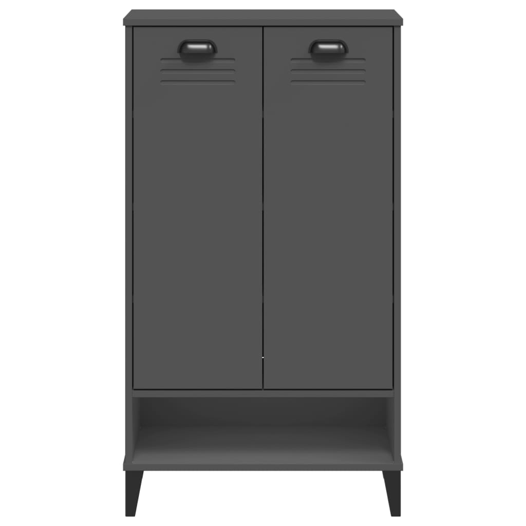 vidaXL Shoe Cabinet VIKEN Anthracite Grey Engineered Wood 6