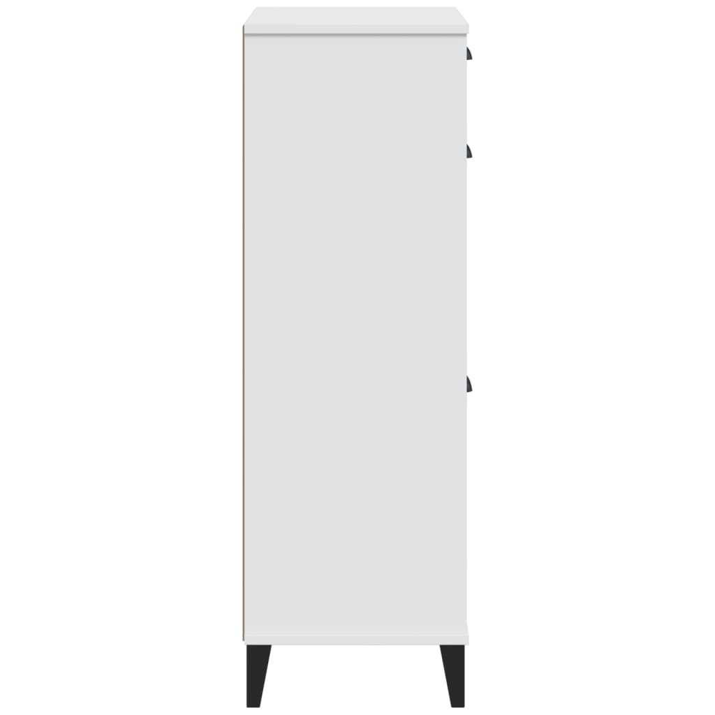 vidaXL Shoe Cabinet VIKEN White Engineered Wood 6