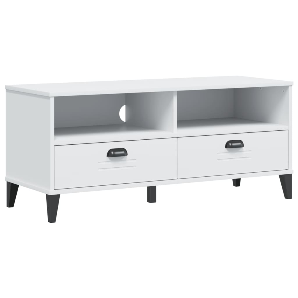 vidaXL TV Cabinet VIKEN White Engineered Wood 2
